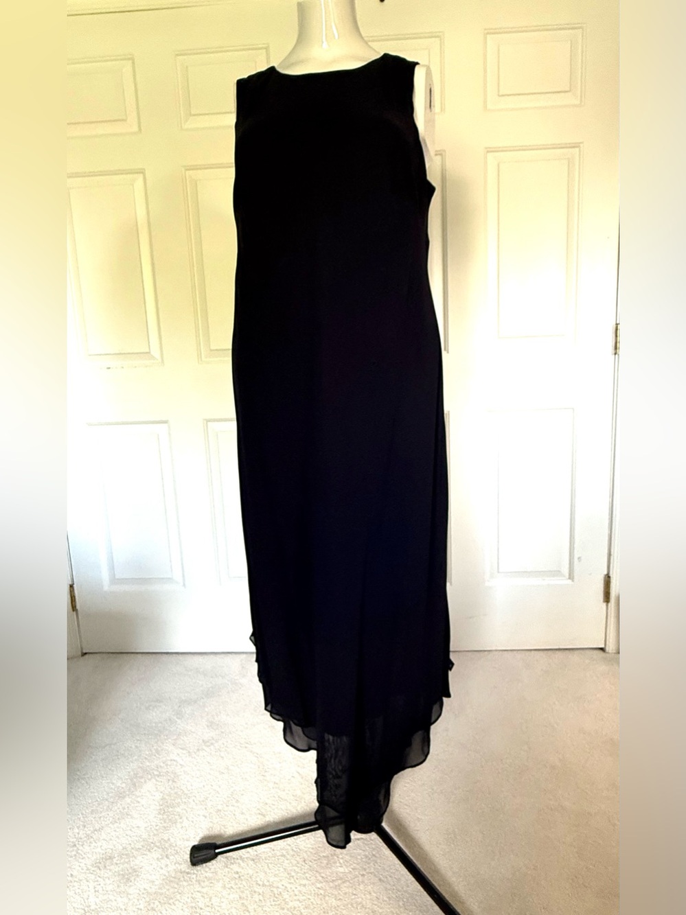 Jones New York Black Sleeveless Maxi Dress - Picture 2 of 5